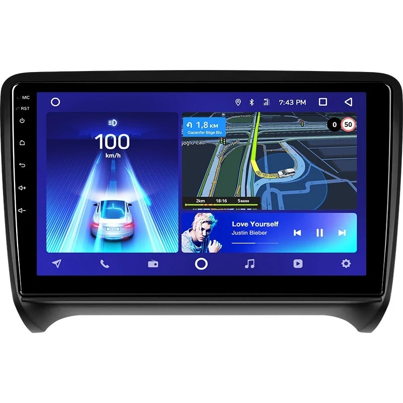 Переходная рамка Audi TT 2 (2006-2014) (9")