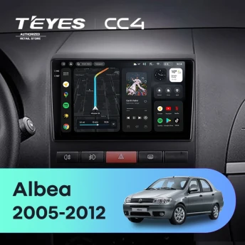Штатная магнитола Teyes CC4 8/128 Fiat Albea (2005-2012)
