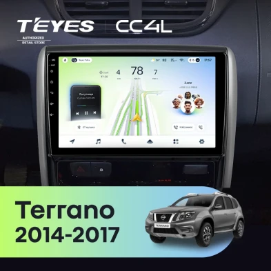 Штатная магнитола Teyes CC4L 6/64 Nissan Terrano (2014-2017)