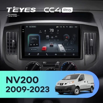Штатная магнитола Teyes CC4 Pro 12/256 Nissan NV200 M20 (2009-2023) F2