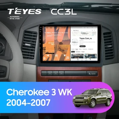 Штатная магнитола Teyes CC3L 4/32 Jeep Grand Cherokee 3 WK (2004-2007) F2