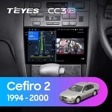 Штатная магнитола Teyes CC3 2K 4/64 Nissan Cefiro 2 A32 (1994-2000) F1