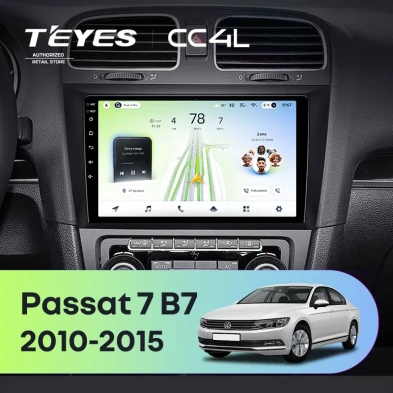 Штатная магнитола Teyes CC4L 6/64 Volkswagen Passat 7 B7 (2010-2015)