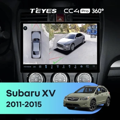 Штатная магнитола Teyes CC4 Pro 360 8/128 Subaru XV (2011-2015) Тип-A (11")
