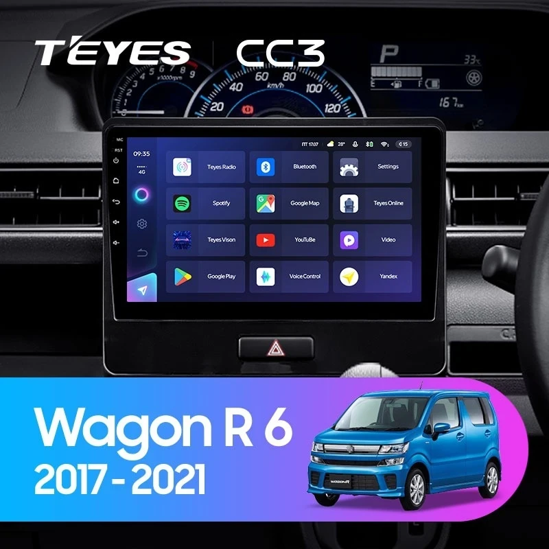 Штатная магнитола Teyes CC3 4/32 Suzuki Wagon R VI (2017-2021)