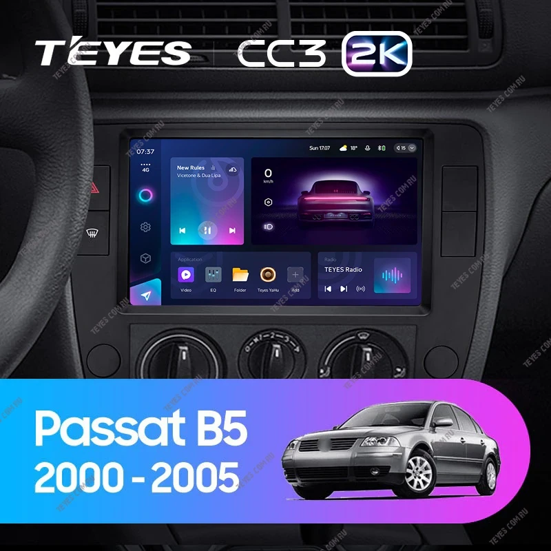 Штатная магнитола Teyes CC3 2K 4/64 Volkswagen Passat B5 (2000-2005)