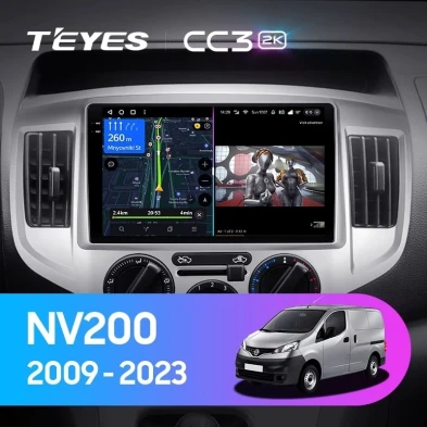 Штатная магнитола Teyes CC3 2K 4/32 Nissan NV200 M20 (2009-2023) F1