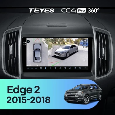 Штатная магнитола Teyes CC4 Pro 360 8/128 Ford Edge 2 (2015-2018) F2