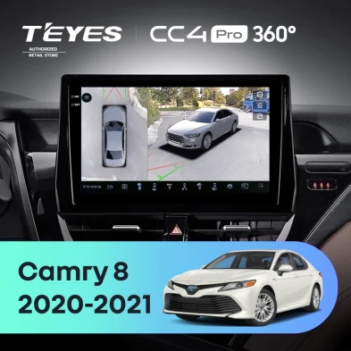Штатная магнитола Teyes CC4 Pro 360 12/256 Toyota Camry 8 XV 70 (2020-2021)