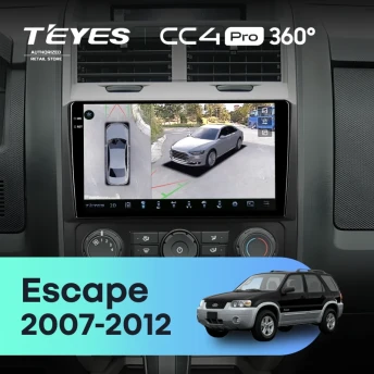 Штатная магнитола Teyes CC4 Pro 360 12/256 Ford Escape (2007-2012) F2