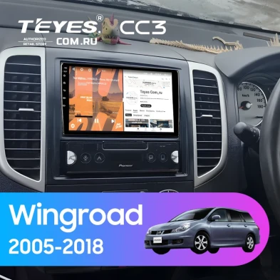 Штатная магнитола Teyes CC3 4/32 Nissan Wingroad 3 Y12 (2005-2018)