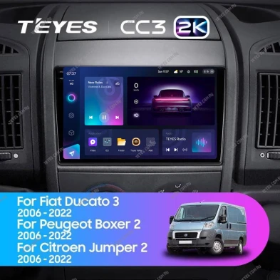 Штатная магнитола Teyes CC3 2K 4/64 Peugeot Boxer 2 (2006-2022)