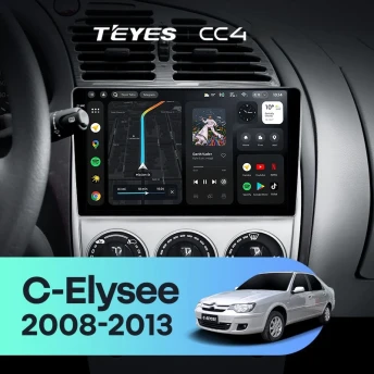 Штатная магнитола Teyes CC4 8/128 Citroen C-Elysee (2008-2013)