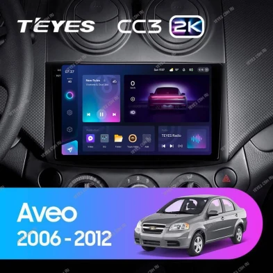 Штатная магнитола Teyes CC3 2K 4/64 Chevrolet Aveo T250 (2006-2012)