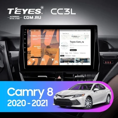 Штатная магнитола Teyes CC3L 4/64 Toyota Camry 8 XV 70 (2020-2021)