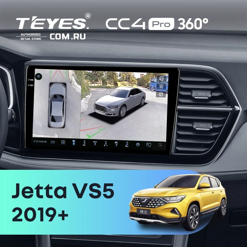 Штатная магнитола Teyes CC4 Pro 360 8/128 Jetta VS5 (2019-2024)