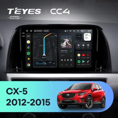Штатная магнитола Teyes CC4 8/128 Mazda CX-5 (2012-2015) Тип-A