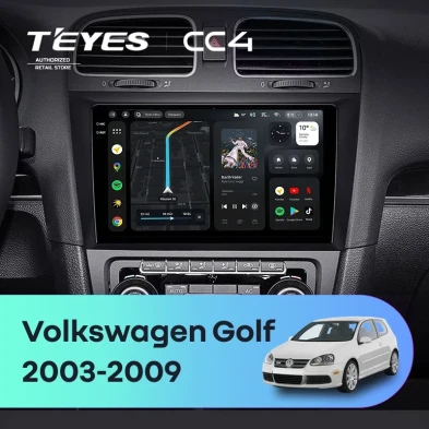 Штатная магнитола Teyes CC4 6/64 Volkswagen Golf (2003-2009)