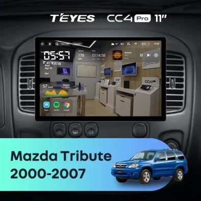 Штатная магнитола Teyes CC4 Pro 12/256 Mazda Tribute (2000-2007) (11")