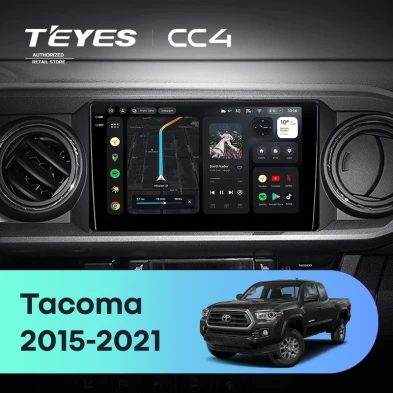 Штатная магнитола Teyes CC4 8/128 Toyota Tacoma N300 (2015-2021) F1