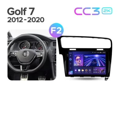 Штатная магнитола Teyes CC3 2K 6/128 Volkswagen Golf 7 MK7 (2012-2020) F2