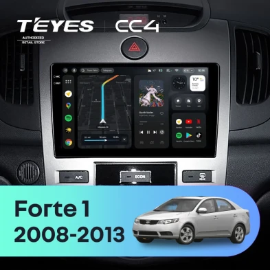 Штатная магнитола Teyes CC4 8/128 Kia Forte 1 (2008-2013) F2