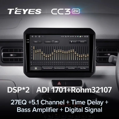 Штатная магнитола Teyes CC3 2K 4/64 Suzuki Ignis (2016-2020)