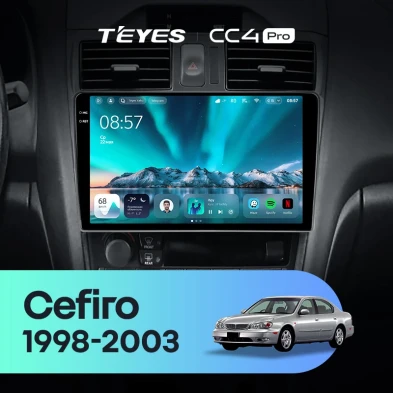 Штатная магнитола Teyes CC4 Pro 12/256 Nissan Cefiro 3 A33 (1998-2003) F2
