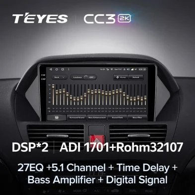 Штатная магнитола Teyes CC3 2K 4/64 Acura MDX YD2 (2006-2013)