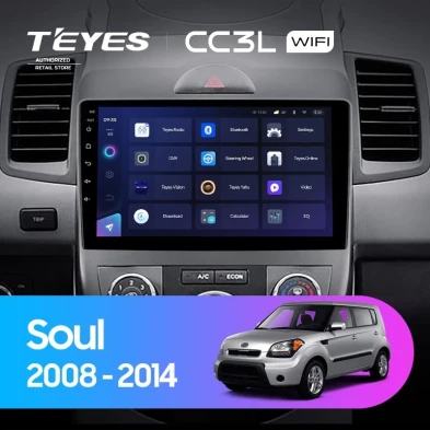Штатная магнитола Teyes CC3L WiFi 2/32 Kia Soul 1 (2008-2014)