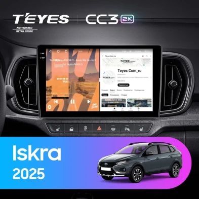Штатная магнитола Teyes CC3 2K 4/64 LADA Iskra SW Cross (2025-2026) Тип-B