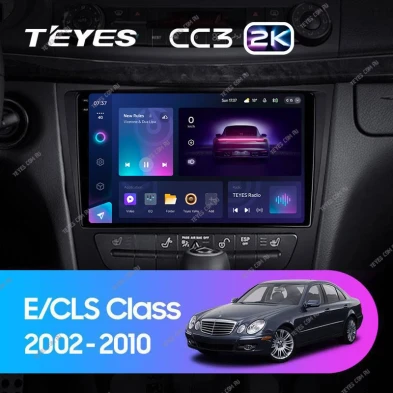 Штатная магнитола Teyes CC3 2K 6/128 Mercedes-Benz E-Class S211 W211 CLS-Class C219 (2002-2010)