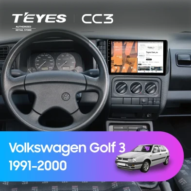 Штатная магнитола Teyes CC3 4/32 Volkswagen Golf 3 (1991-2000)