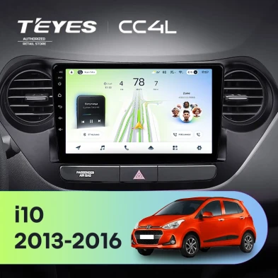 Штатная магнитола Teyes CC4L 6/64 Hyundai i10 (2013-2016)