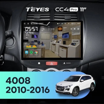Штатная магнитола Teyes CC4 Pro 12/256 Peugeot 4008 (2010-2016) Тип-A (11")