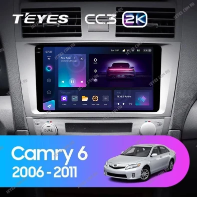 Штатная магнитола Teyes CC3 2K 4/32 Toyota Camry 6 XV 40 (2006-2011) 10" F5