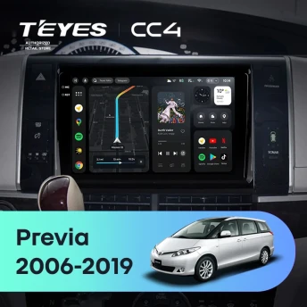 Штатная магнитола Teyes CC4 6/64 Toyota Previa XR50 (2006-2019)