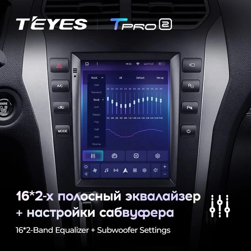 Штатная магнитола Tesla style Teyes TPRO 2 6/128 Ford Explorer 5 (2011-2019)