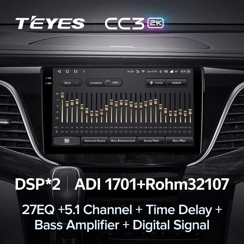 Штатная магнитола Teyes CC3 2K 4/32 Buick GL8 3 (2017-2020)