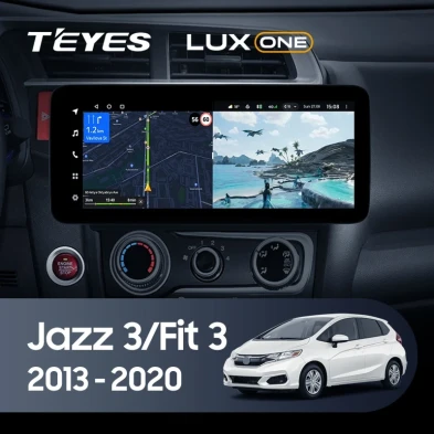 Штатная магнитола Teyes LUX ONE 360 6/128 Honda Fit 3 GP GK (2013-2020)