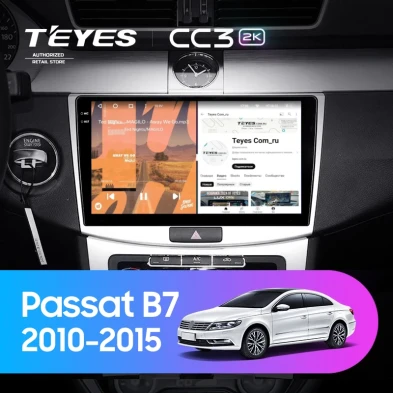 Штатная магнитола Teyes CC3 2K 4/64 Volkswagen Passat B7 (2010-2015)