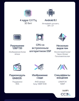 Штатная магнитола Teyes CC3L WiFi 2/32 Subaru XV (2011-2015) Тип-B