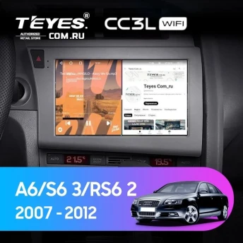 Штатная магнитола Teyes CC3L WiFi 2/32 Audi RS6 2 (2007-2012)