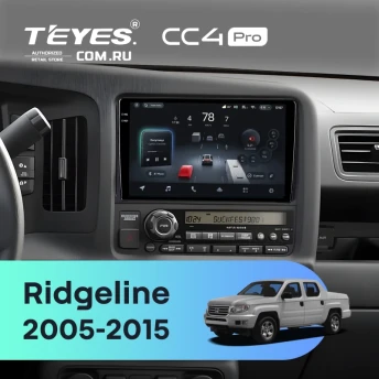 Штатная магнитола Teyes CC4 Pro 8/128 Honda Ridgeline (2005-2015)