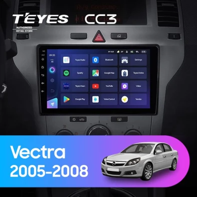 Штатная магнитола Teyes CC3 4/32 Opel Vectra (2005-2008) F2