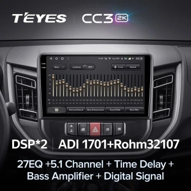 Штатная магнитола Teyes CC3 2K 4/64 Suzuki Celerio (2014-2023)