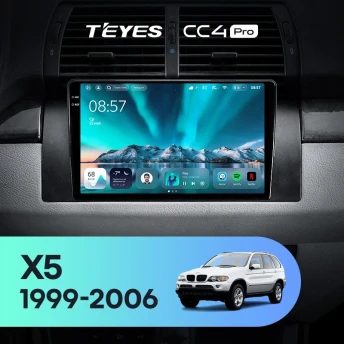 Штатная магнитола Teyes CC4 Pro 12/256 BMW X5 E39 E53 (1999-2006)