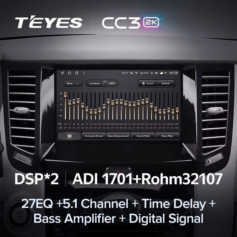 Штатная магнитола Teyes CC3 2K 4/64 Infiniti FX35 2 (2009-2013) Тип-B