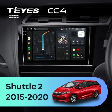 Штатная магнитола Teyes CC4 6/64 Honda Shuttle 2 (2015-2020) Правый руль